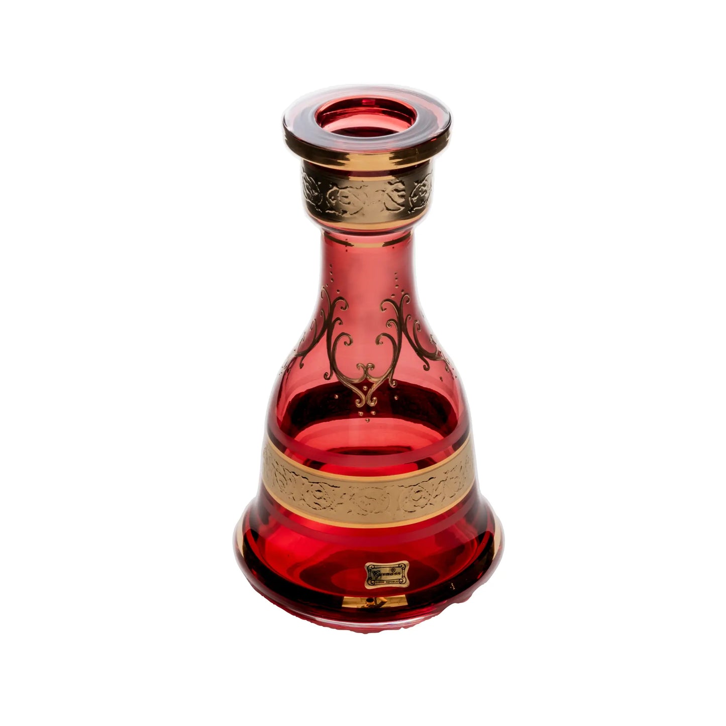 Egermann(エガーマン) Stylish Clear Red - 24K Gold Planted Leaf Simple