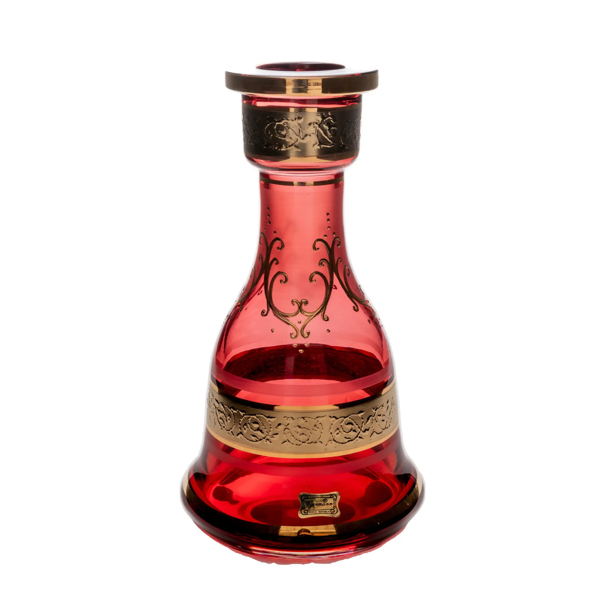 Egermann(エガーマン) Stylish Clear Red - 24K Gold Planted Leaf